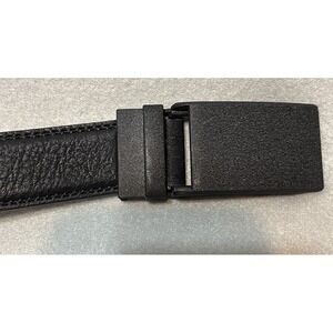 Mio Marino Men's Black Leather Linxx Ratchet Dress Belt Size 30-46 Adjustable